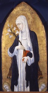 Svatá Kateřina Sienská (1347-80), kolem 1462 (tempera na panelu)
