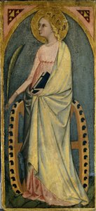 St. Katharine, cca 1400 (tempera na topolovém dřevě) od Giovanni di Paolo di Grazia