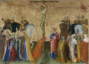 Ukřižování Krista, kolem roku 1426 (tempera na topolovém dřevě)