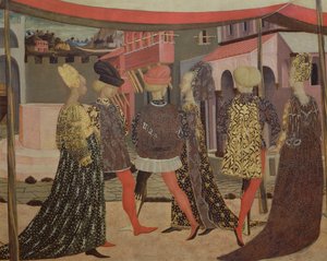 The Adimari Cassone, cca 1450 (tempera na panelu)