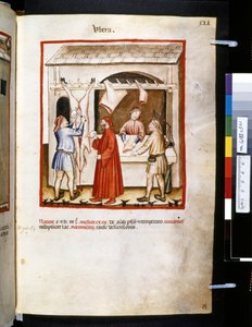 Theatrum sanitatis od Ububchasym de Baldach: "Ubera", první desetiletí 14. století (miniatura) od Giovannino de