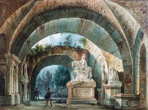 Scénický návrh k opeře Don Giovanni od Wolfganga Amadea Mozarta. od Girolamo Magnani