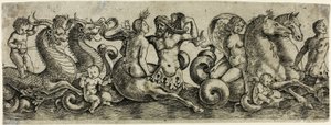 Vlys s tritony a nymfami od Girolamo Mocetto
