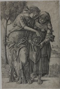 Judith s hlavou Holoferna od Girolamo Mocetto