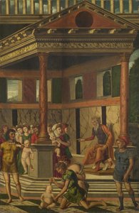 Masakr neviňátek s Herodem, cca 1510-1520