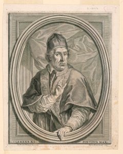 Portrét papeže Klementa XI od Girolamo Rossi