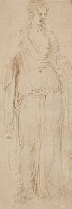 Stojící postava. Kolem 1530/50 (?) od Girolamo da Carpi