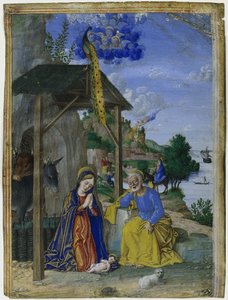 Jediná miniatura: Narození Páně, c. 1515.