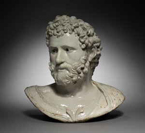 Busta klasického hrdiny nebo císaře od Girolamo della Robbia