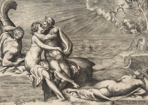 Jupiterova láska k Juno znovu vzplanula, když si oblékla Venušin pás, 1546.
