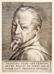 Portrét Franse Florise, 16. století. od Giulio Bonasone