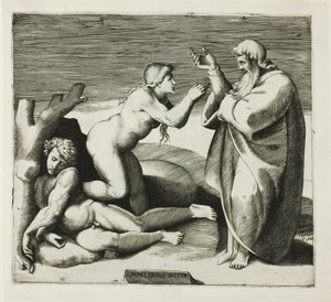 Stvoření Evy od Giulio Bonasone
