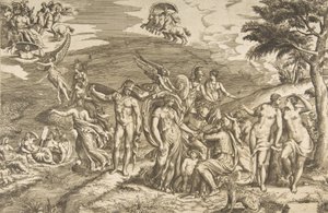 Soud v Paříži, ca. 1550-60.