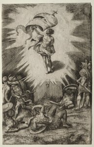 Vzkříšení, 1561. od Giulio Bonasone