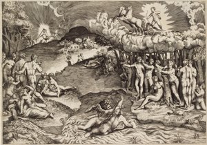 Triumf lásky, 1545 od Giulio Bonasone