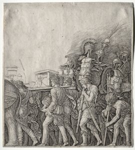The Triumphs of Caesar: The Corselet Bearers, c. 1498. od Giulio Campagnola