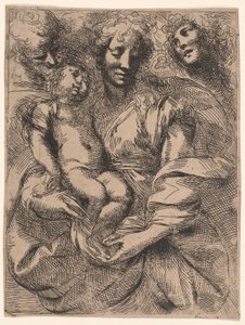 Svatá rodina od Giulio Cesare Procaccini