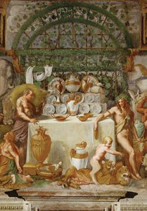Bacchanalia (čerstvé) od Giulio Romano