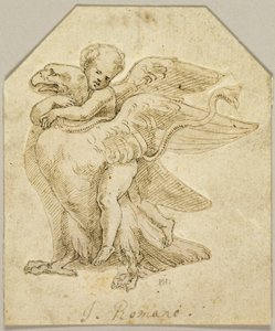 Amor na orlovi od Giulio Romano
