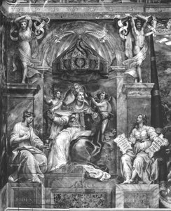 Papež Silvestr I (314-335) mezi vírou a náboženstvím, Raphael Rooms (viz také 252793 a 252794) od Giulio Romano