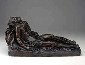 Sesazený Kristus, cca 1670-1680 (bronz) od Giuseppe (attr.to) Mazzolini