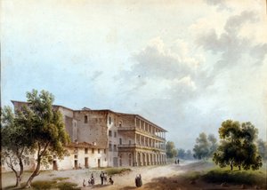 Milán, vila Simonetta. Malba Alinovi. Stendhal přejmenoval Angelu Pietragrua na Lady Simonettu. Milánské muzeum, Milán od Giuseppe Alinovi