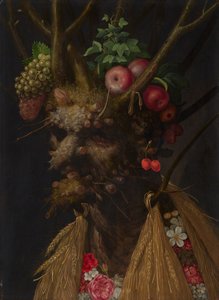 Čtyři roční období v jedné hlavě od Giuseppe Arcimboldo