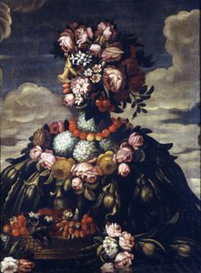 Giuseppe Arcimboldo (1527 - 1593). Jaro. Milán, Castello Sforzesco. od Giuseppe Arcimboldo