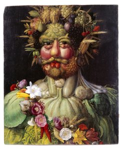 Vertumnuslabel QS:Lsv, „Portrét, alegorie“ od Giuseppe Arcimboldo