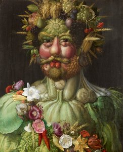 Vertumnus, portrét, alegorie od Giuseppe Arcimboldo