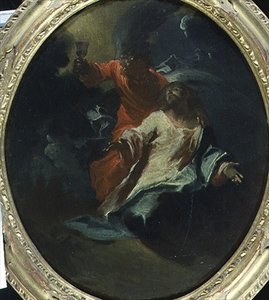 Kristus na Olivové hoře, kolem roku 1730 (olej na plátně)