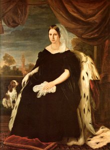 Portrét Marie Antonietty Toskánské od Giuseppe Bezzuoli