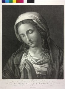 Modlící se Madona od Giuseppe Bortignoni