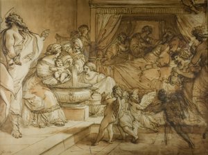 Narození Panny od Giuseppe Cades