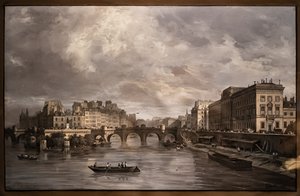 Pohled na Pont Neuf od Giuseppe Canella