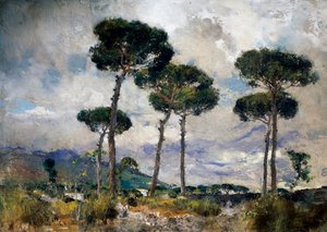 borovice od Giuseppe Casciaro