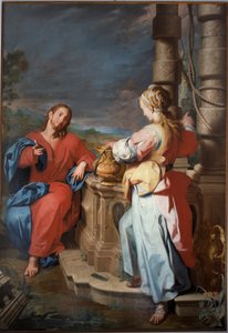 Ježíš a Samaritánka, asi 1722 (olej na plátně) od Giuseppe Castiglione