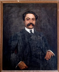 Portrét Giuseppe Martucciho (1856-1909) italský skladatel, dirigent, klavírista a učitel Malba Giuseppe de Sanctis (1858-1924) 1904 Bologna, občanské hudební muzeum od Giuseppe De Sanctis