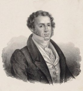 Portrét skladatele Saveria Mercadante 1795-1870. od Giuseppe Gozzini