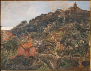 Sanremo (olej na překližce)