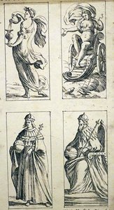 Tarotové karty 17. století od Giuseppe Maria Mitelliho od Giuseppe Maria Mitelli