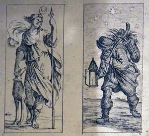 Tarotové karty 17. století od Giuseppe Maria Mitelliho od Giuseppe Maria Mitelli