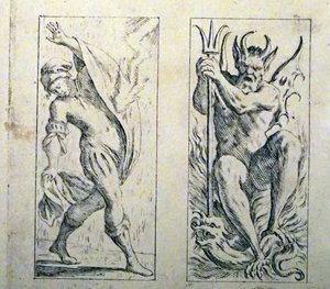Tarotové karty 17. století od Giuseppe Maria Mitelliho od Giuseppe Maria Mitelli