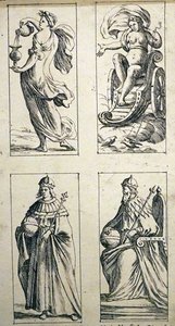 Tarotové karty ze 17. století od Giuseppe Maria Mitelliho od Giuseppe Maria Mitelli