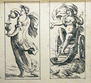 Tarotové karty ze 17. století od Giuseppe Maria Mitelliho od Giuseppe Maria Mitelli