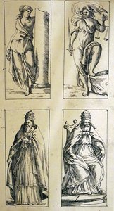 Tarotové karty ze 17. století od Giuseppe Maria Mitelliho od Giuseppe Maria Mitelli