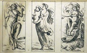 Tarotové karty 17. století od Giuseppe Maria Mitelliho od Giuseppe Maria Mitelli