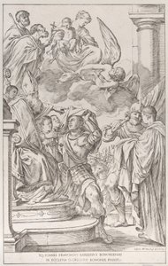 Deska 11: Svatý Vilém Akvitánský, 1678. od Giuseppe Maria Mitelli