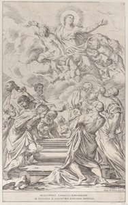Deska 2: Nanebevzetí Panny Marie, 1678. od Giuseppe Maria Mitelli
