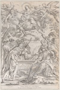 Deska 3: Nanebevzetí Panny Marie, 1678. od Giuseppe Maria Mitelli